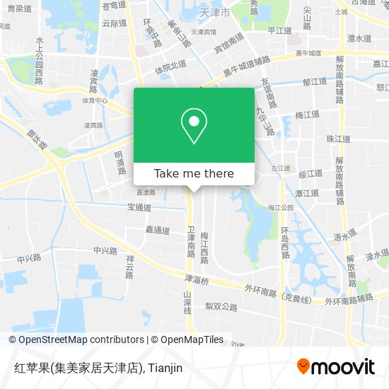 红苹果(集美家居天津店) map