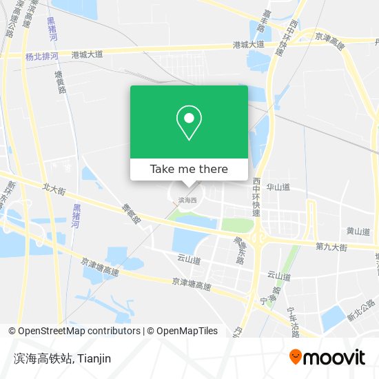 滨海高铁站 map