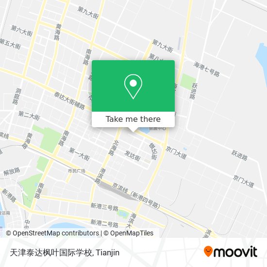 天津泰达枫叶国际学校 map