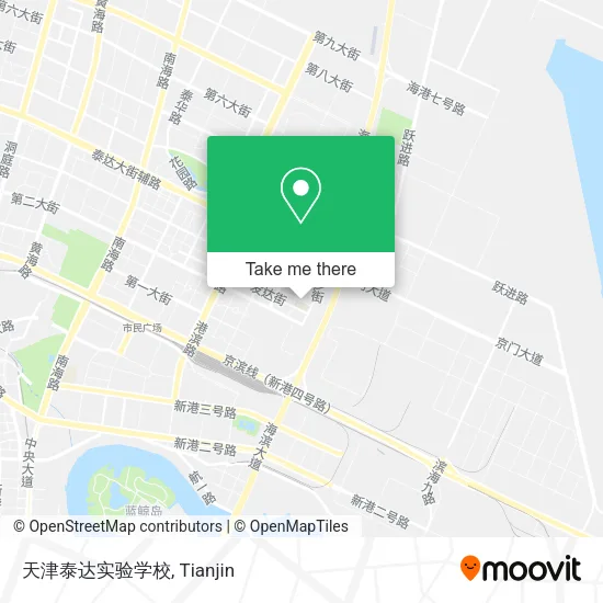 天津泰达实验学校 map