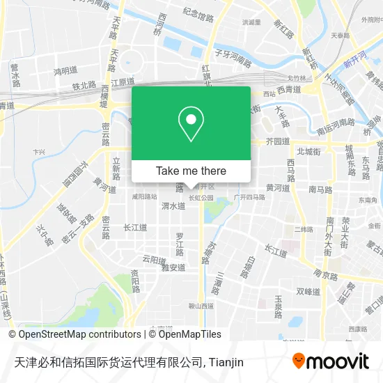 天津必和信拓国际货运代理有限公司 map