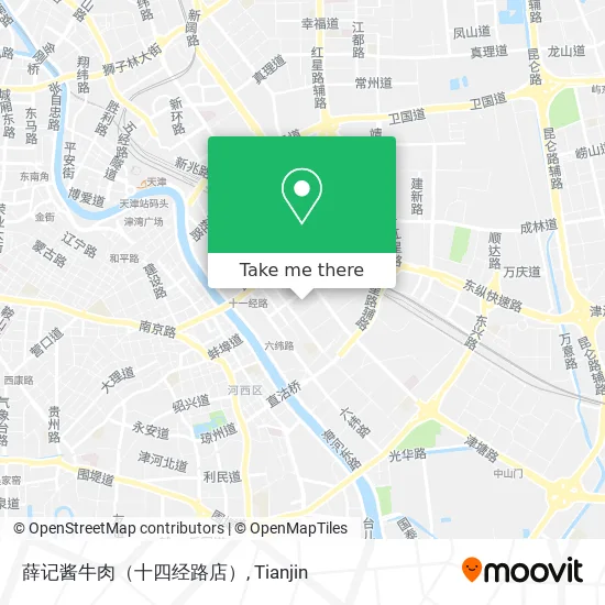 薛记酱牛肉（十四经路店） map