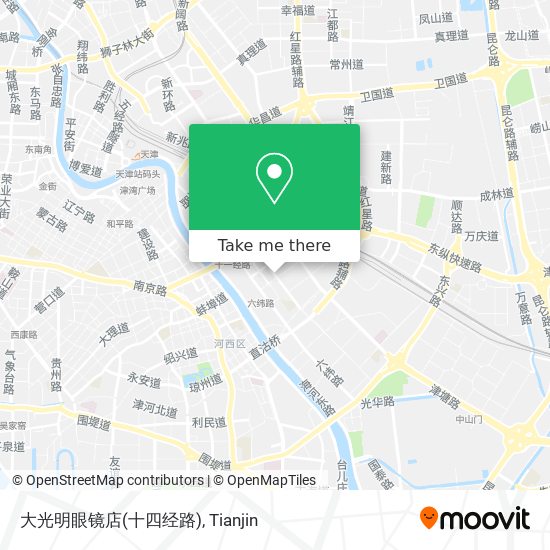 大光明眼镜店(十四经路) map