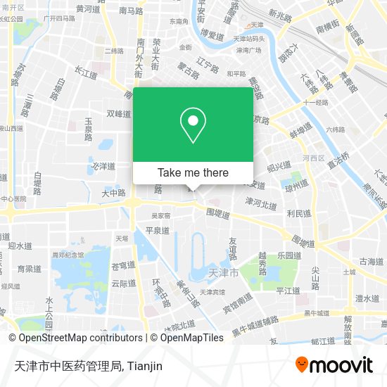 天津市中医药管理局 map