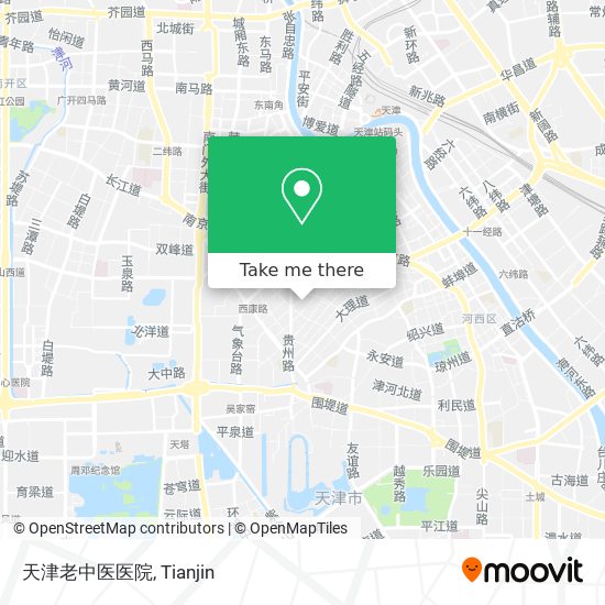 天津老中医医院 map