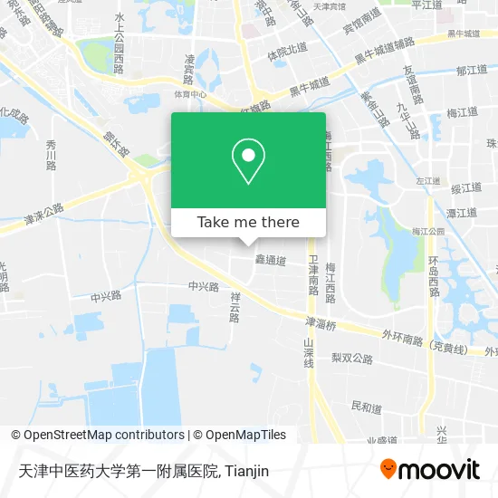 天津中医药大学第一附属医院 map