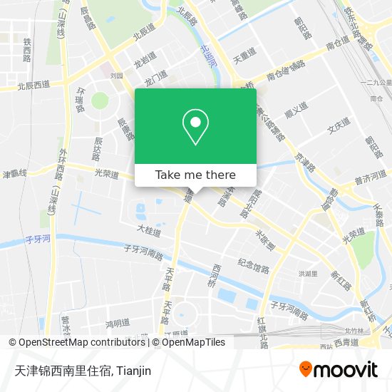 天津锦西南里住宿 map