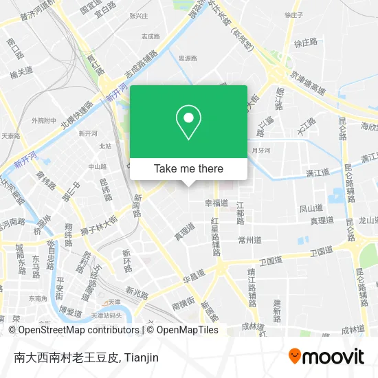 南大西南村老王豆皮 map