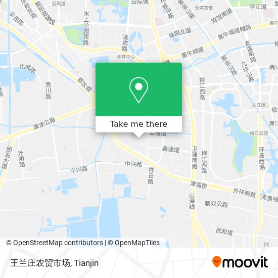 王兰庄农贸市场 map