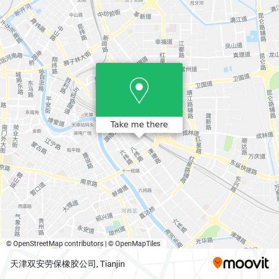 天津双安劳保橡胶公司 map