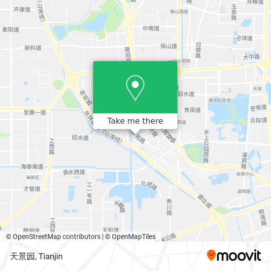 天景园 map