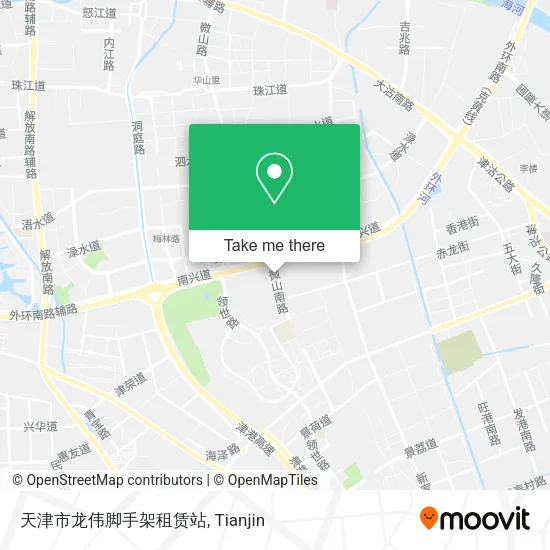 天津市龙伟脚手架租赁站 map