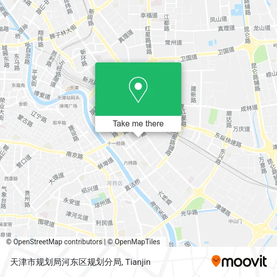 天津市规划局河东区规划分局 map