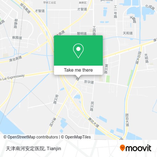 天津南河安定医院 map