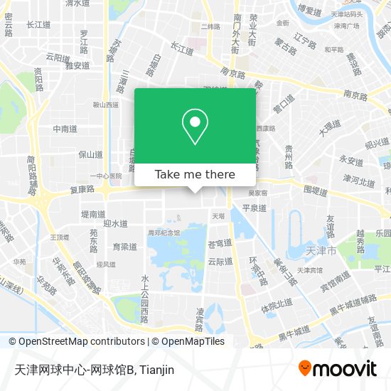 天津网球中心-网球馆B map