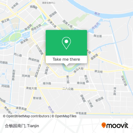 合畅园南门 map