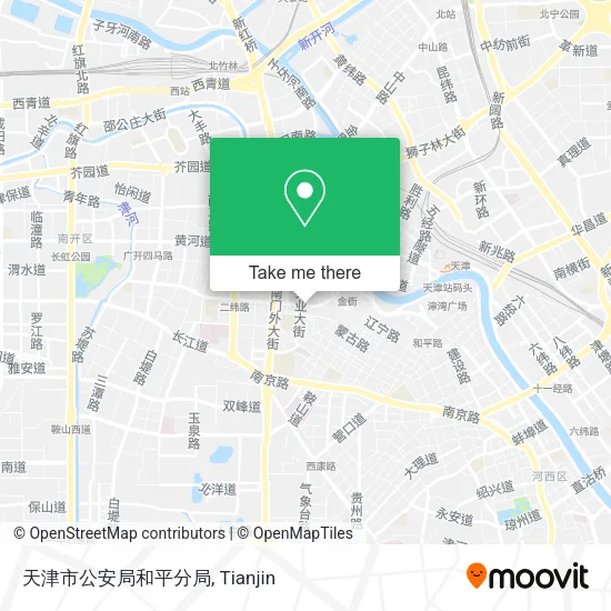 天津市公安局和平分局 map