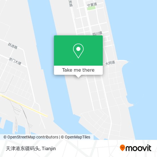 天津港东疆码头 map