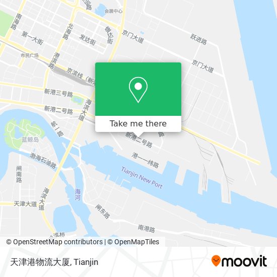 天津港物流大厦 map
