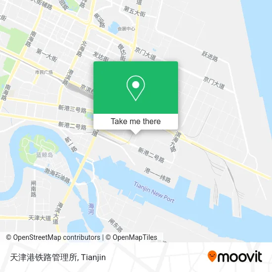 天津港铁路管理所 map