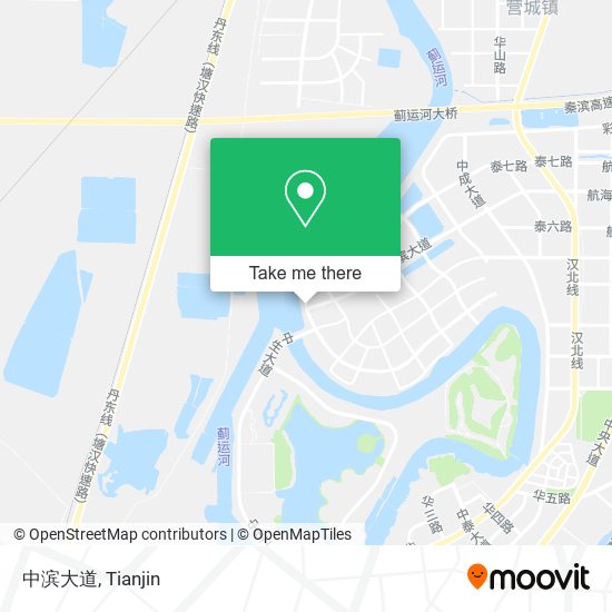 中滨大道 map