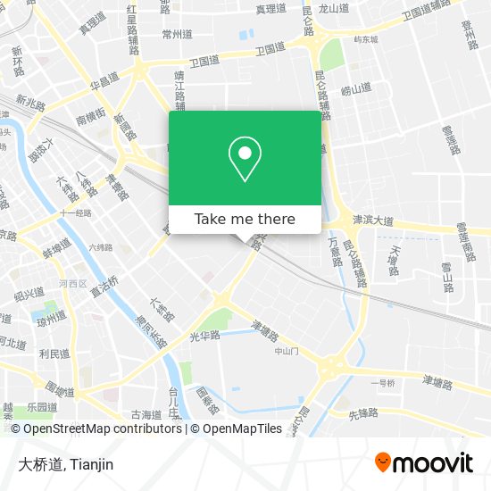 大桥道 map
