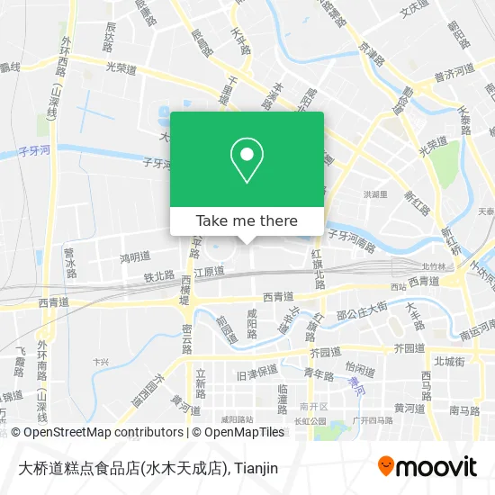 大桥道糕点食品店(水木天成店) map