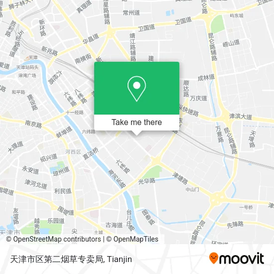 天津市区第二烟草专卖局 map