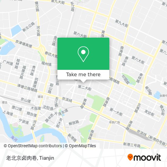 老北京卤肉卷 map