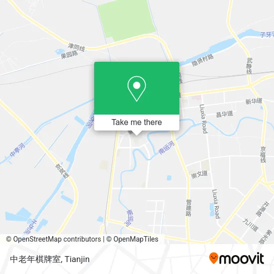 中老年棋牌室 map