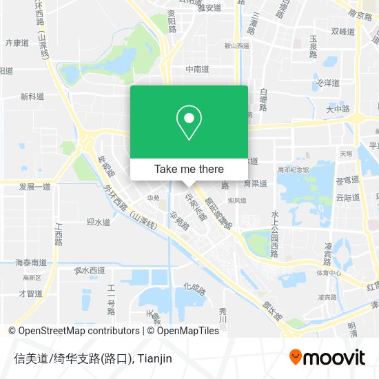 信美道/绮华支路(路口) map
