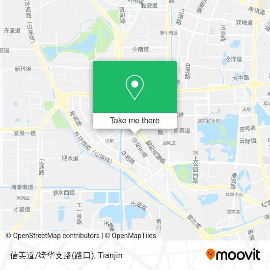 信美道/绮华支路(路口) map