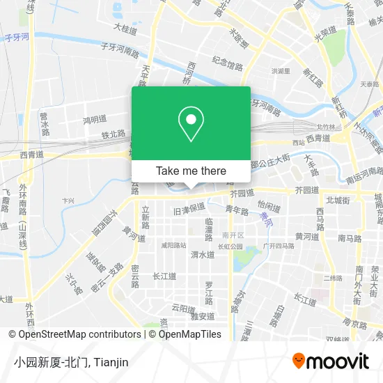 小园新厦-北门 map
