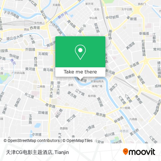 天津CG电影主题酒店 map