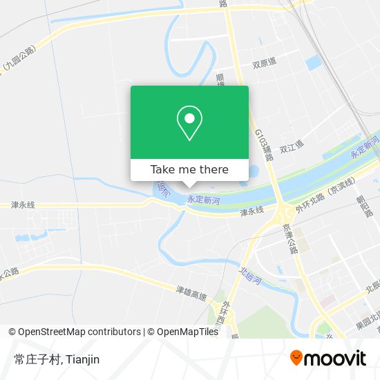 常庄子村 map