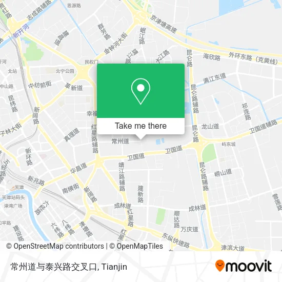 常州道与泰兴路交叉口 map