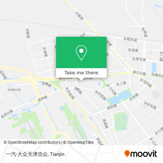 一汽-大众天津浩众 map