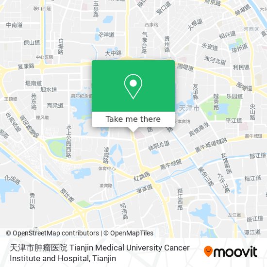 天津市肿瘤医院 Tianjin Medical University Cancer Institute and Hospital map
