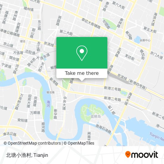 北塘小渔村 map