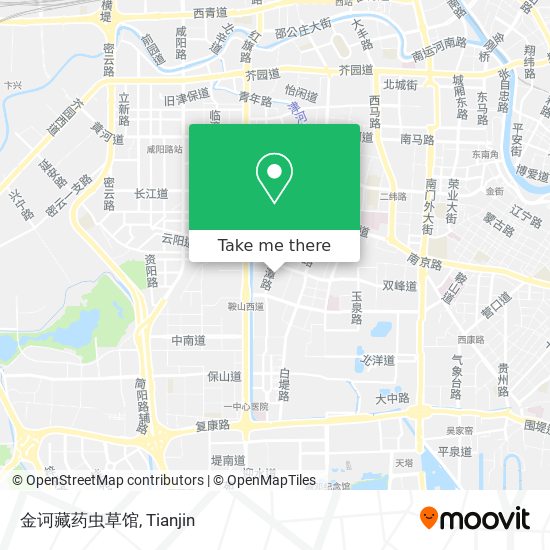 金诃藏药虫草馆 map