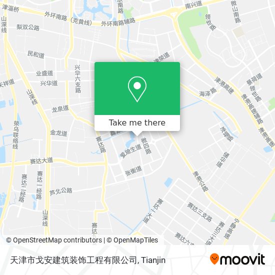 天津市戈安建筑装饰工程有限公司 map