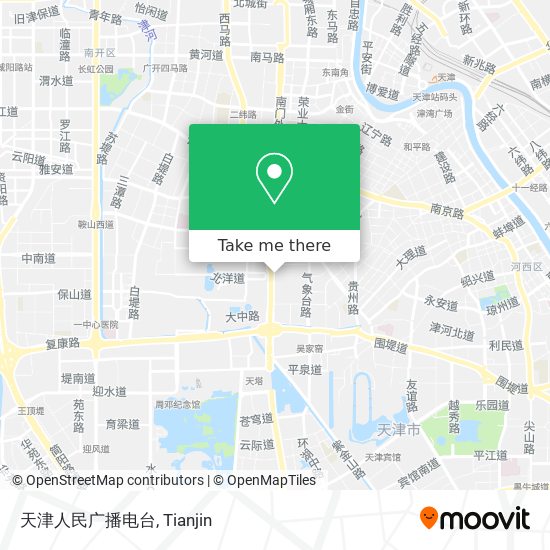 天津人民广播电台 map