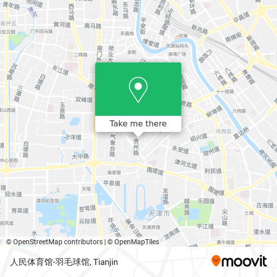 人民体育馆-羽毛球馆 map