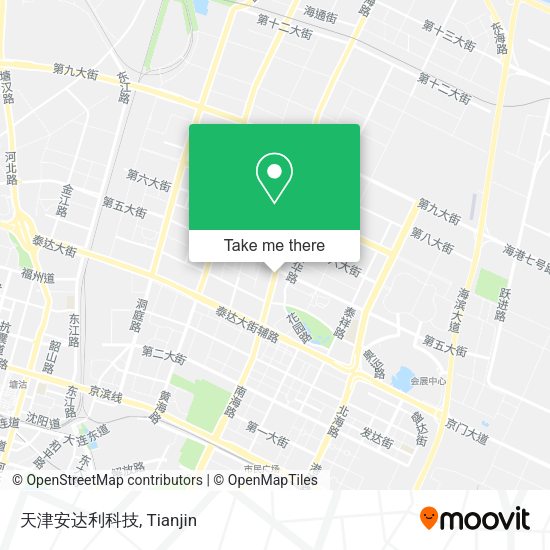 天津安达利科技 map