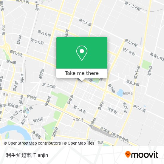 利生鲜超市 map