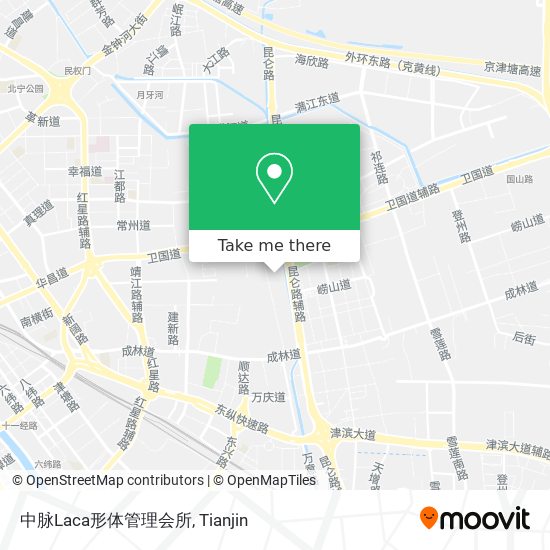 中脉Laca形体管理会所 map
