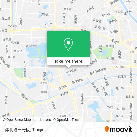 体北道三号院 map