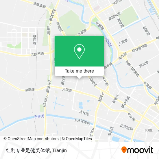 红利专业足健美体馆 map