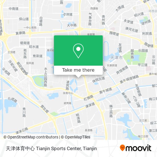 天津体育中心 Tianjin Sports Center map