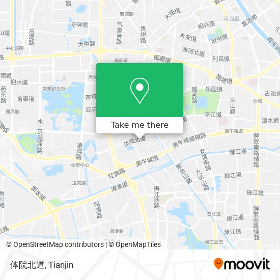 体院北道 map